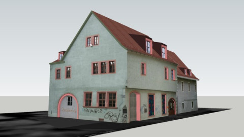 3D-Modell des Druckgrafischen Museums »Pavillon-Presse Weimar«