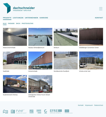 Website Dachschneider GmbH