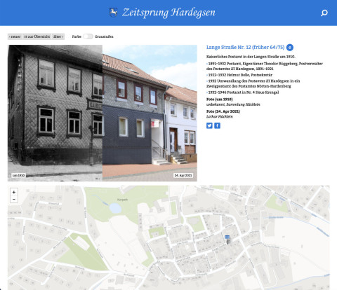 Zeitsprung Hardegsen Website